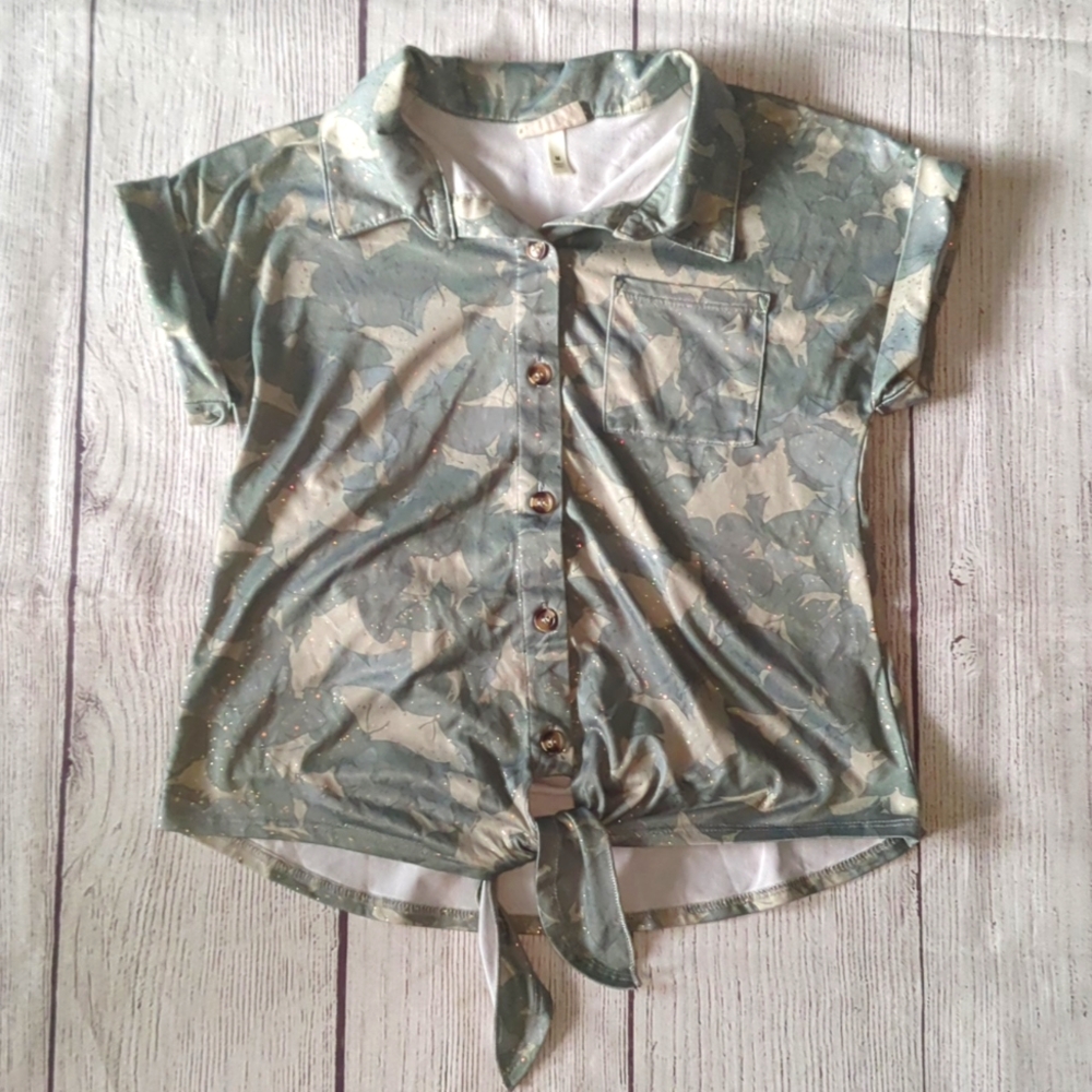 Girls glitter  shirt
